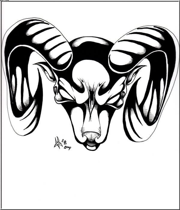 simple aries design for tshirts