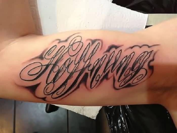 32+ Word Tattoos On Arm