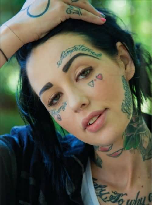 small face tattoos for girls - Google Search | Face tattoos, Small face  tattoos, Face tattoos for women